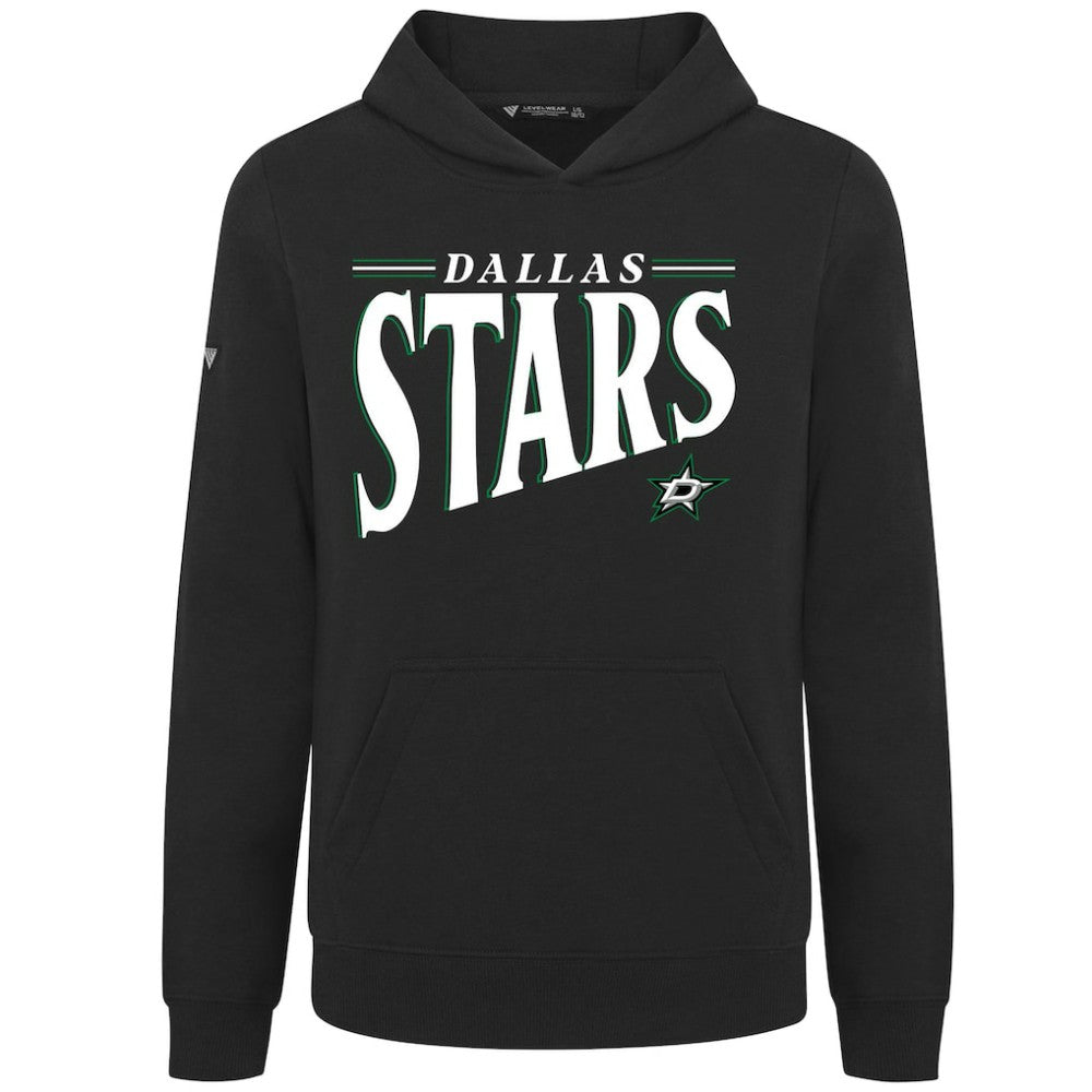 Dallas Stars Levelwear Youth Jr Podium Tally Pullover Hoodie - Black - NHL 203092614