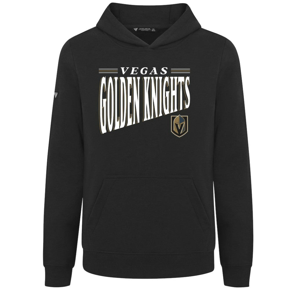 Vegas Golden Knights Levelwear Youth Jr Podium Tally Pullover Hoodie - Black - NHL 203092616