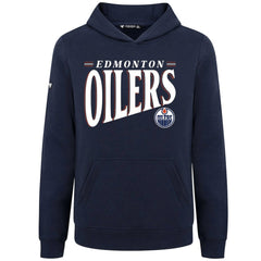 Edmonton Oilers Levelwear Youth Jr Podium Tally Pullover Hoodie - Navy - NHL 203092617