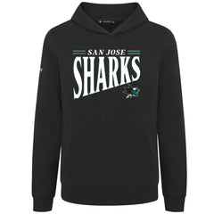 San Jose Sharks Levelwear Youth Jr Podium Tally Pullover Hoodie - Black - NHL 203092618