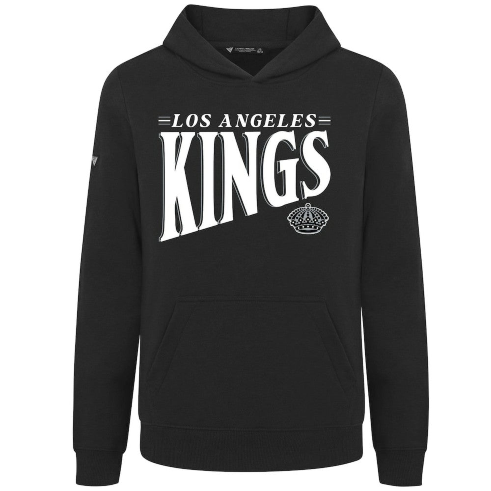 Los Angeles Kings Levelwear Youth Jr Podium Tally Pullover Hoodie - Black - NHL 203092619