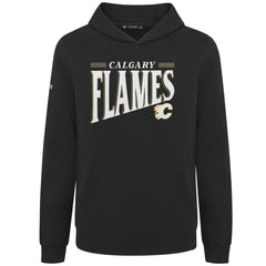 Calgary Flames Levelwear Youth Jr Podium Tally Pullover Hoodie - Black - NHL 203092621