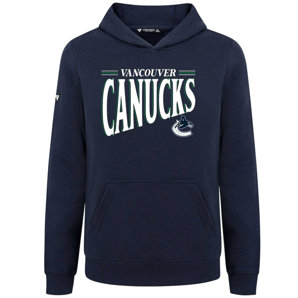 Vancouver Canucks Levelwear Youth Jr Podium Tally Pullover Hoodie - Navy - NHL 203092623