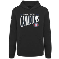 Montreal Canadiens Levelwear Youth Jr Podium Tally Pullover Hoodie - Black - NHL 203092624