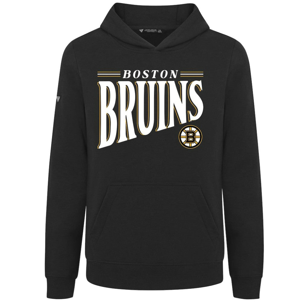 Boston Bruins Levelwear Youth Jr Podium Tally Pullover Hoodie - Black - NHL 203092629