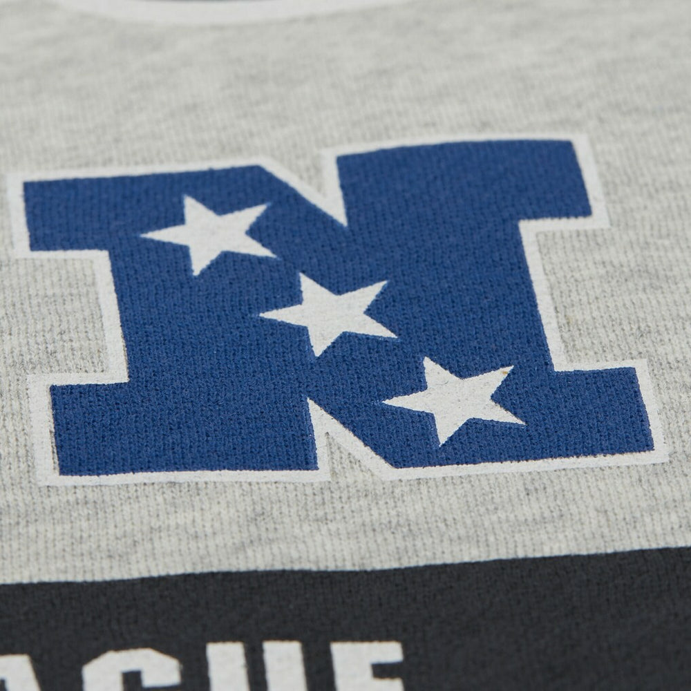 Mitchell & Ness Atlanta Falcons All Over Print Vintage Fleece Crewneck Sweatshirt Heather Gray