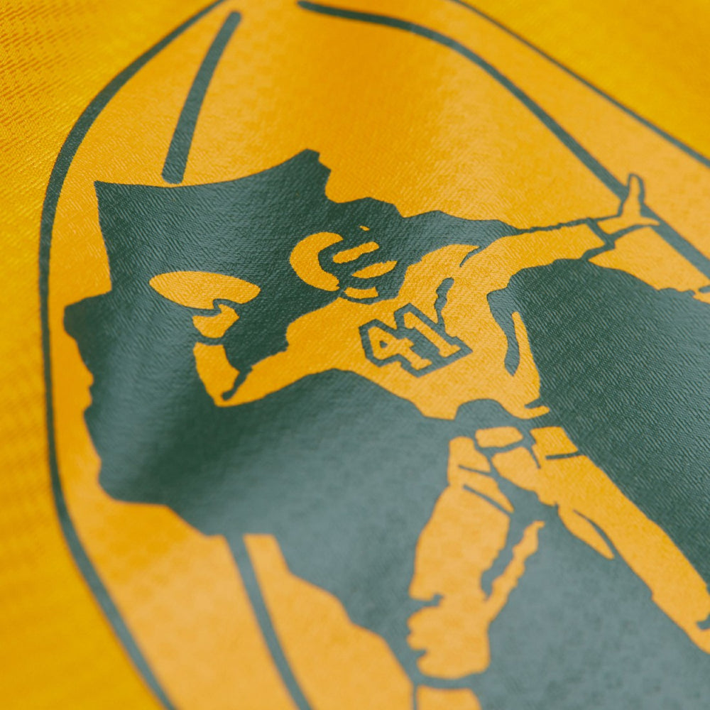 Mitchell & Ness Green Bay Packers Tie Breaker Vintage Logo Lightweight Anorak Half-Zip Windbreaker Gold/Green