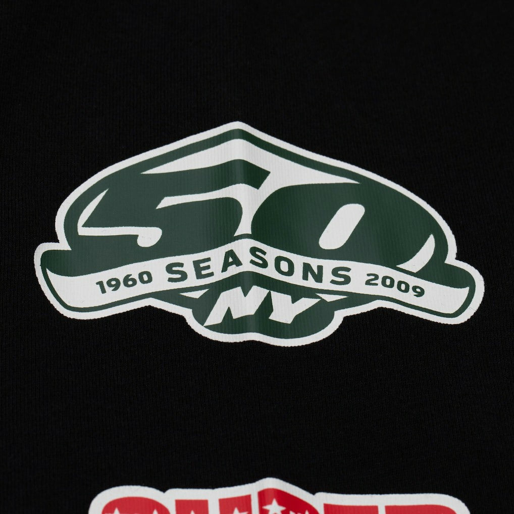 Mitchell & Ness New York Jets Training Camp Vintage Logos Long Sleeve T-Shirt Black