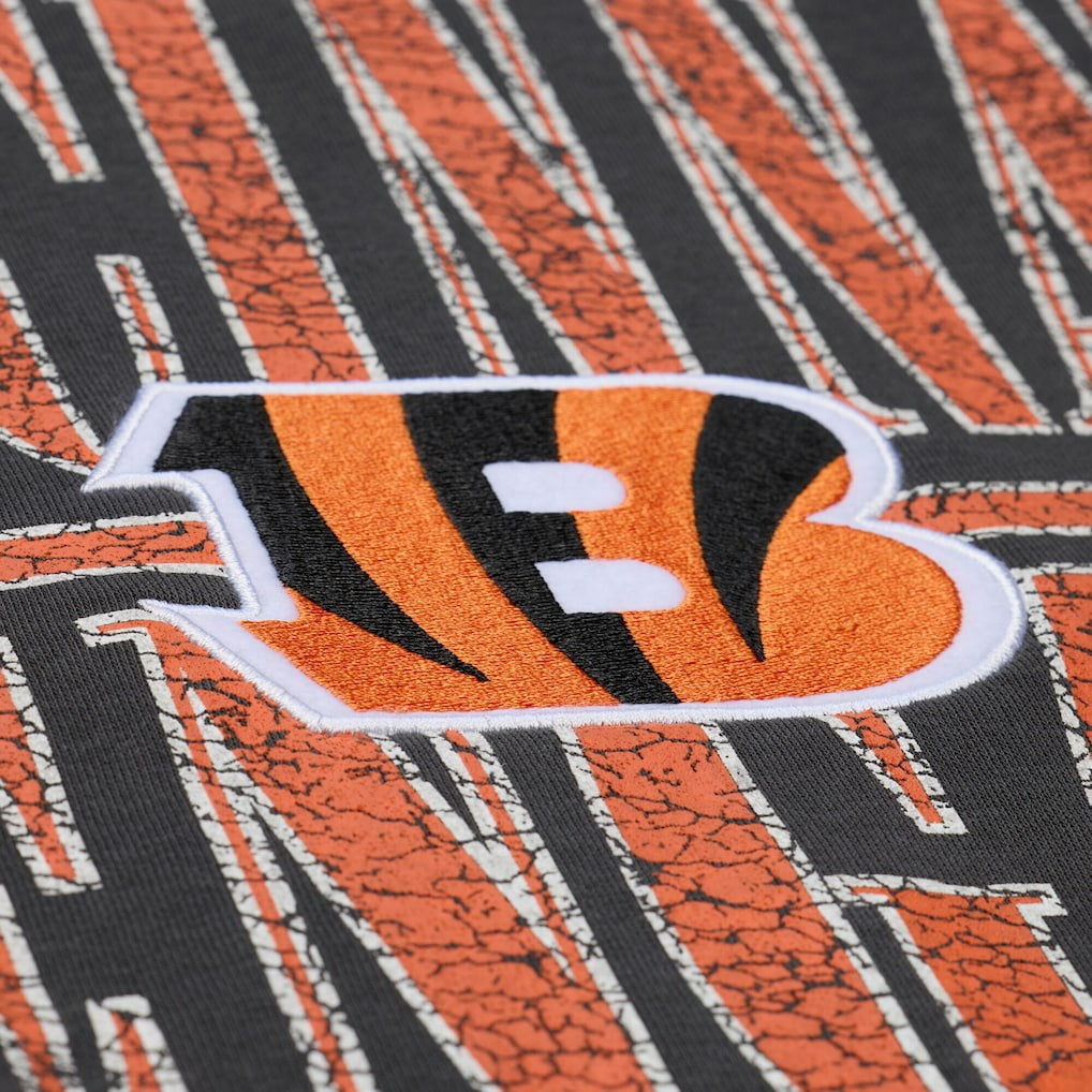 Mitchell & Ness Cincinnati Bengals Downtown Collection Fleece Sweatshirt Black