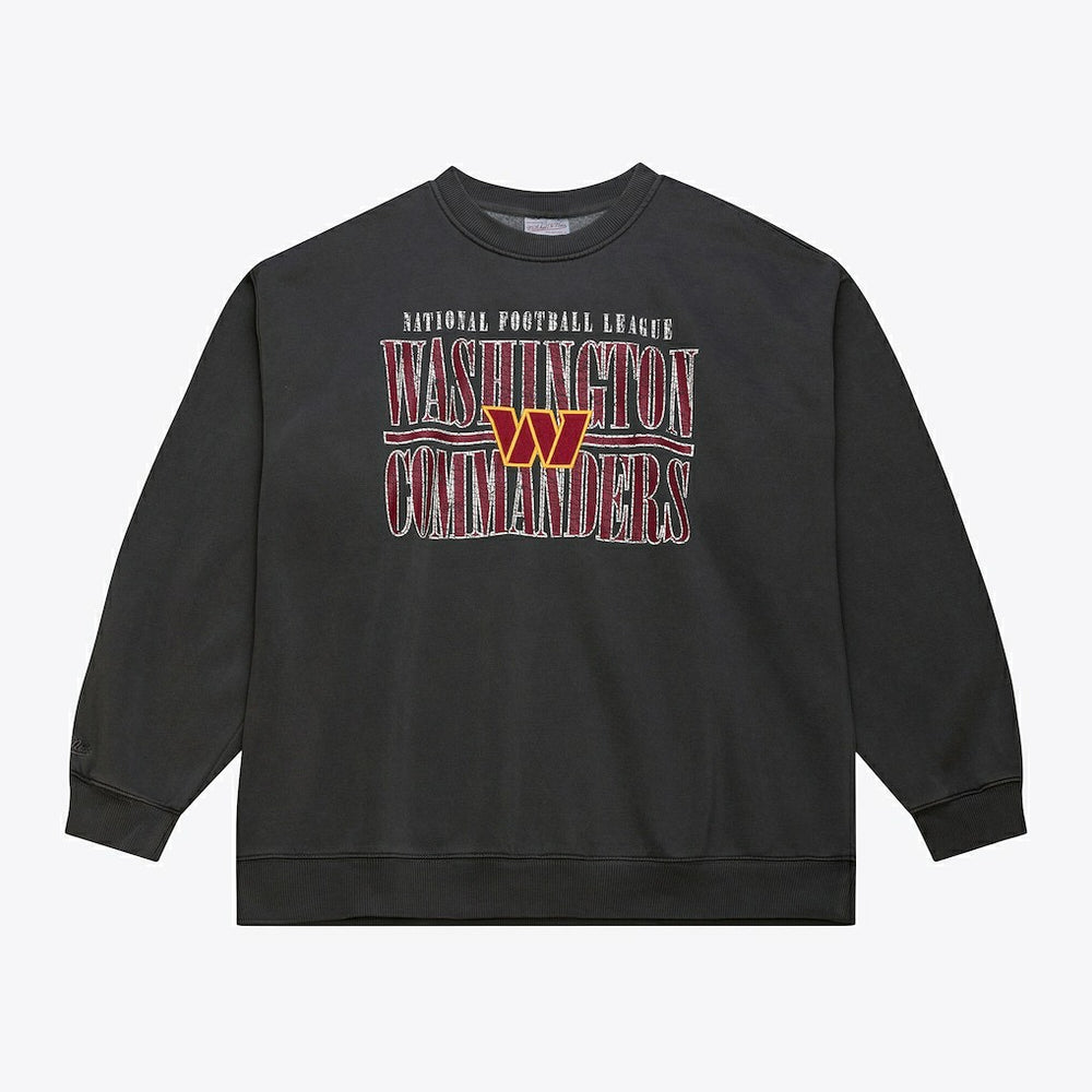 Mitchell & Ness Washington Commanders Downtown Collection Fleece Sweatshirt Black