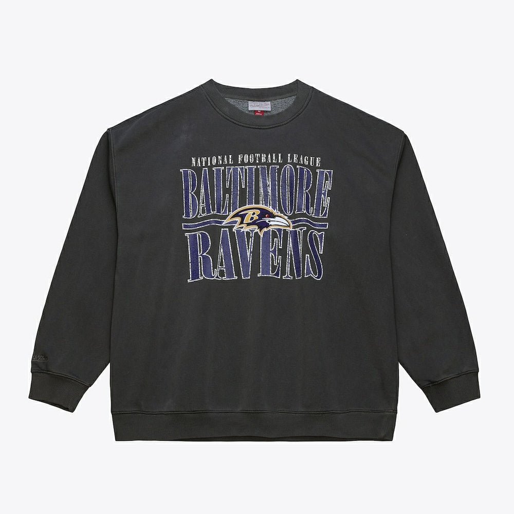 Mitchell & Ness Baltimore Ravens Downtown Collection Fleece Sweatshirt Black