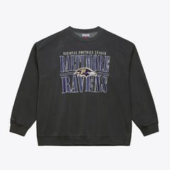 Mitchell & Ness Baltimore Ravens Downtown Collection Fleece Sweatshirt Black