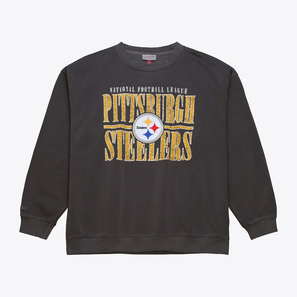 Mitchell & Ness Pittsburgh Steelers Downtown Collection Fleece Sweatshirt Black