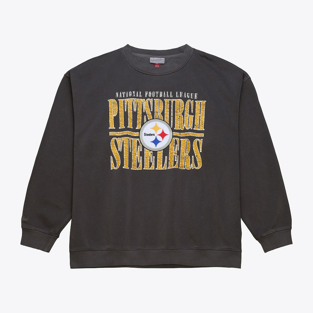 Mitchell & Ness Pittsburgh Steelers Downtown Collection Fleece Sweatshirt Black