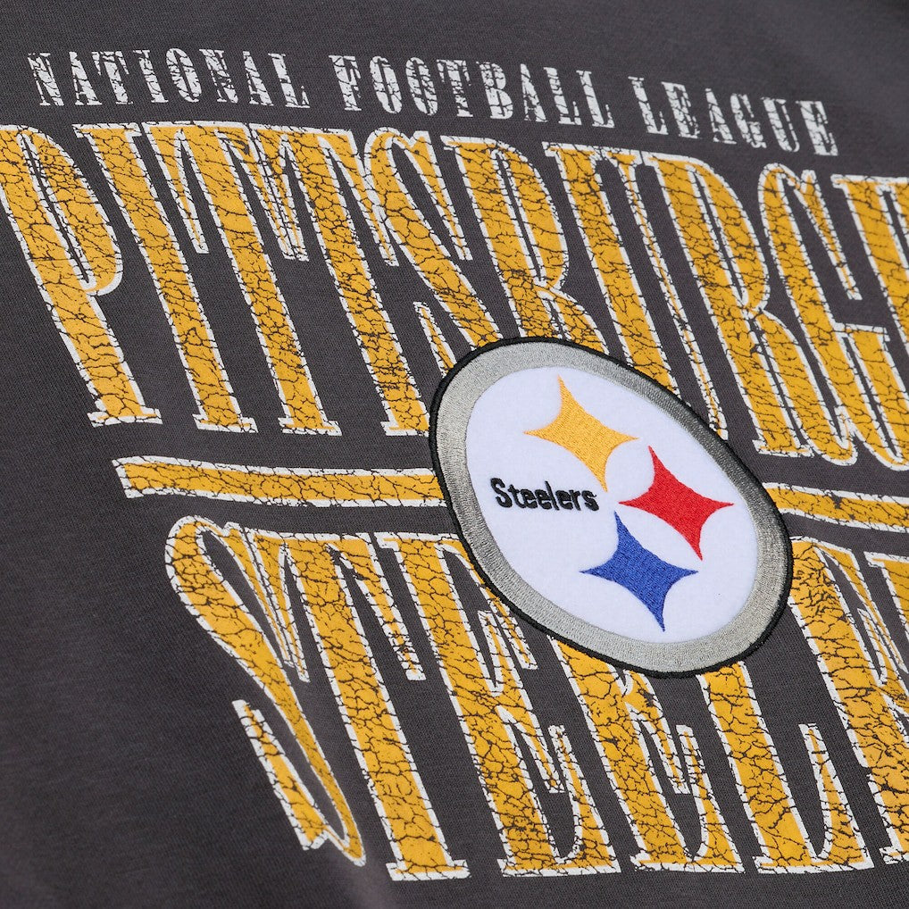 Mitchell & Ness Pittsburgh Steelers Downtown Collection Fleece Sweatshirt Black