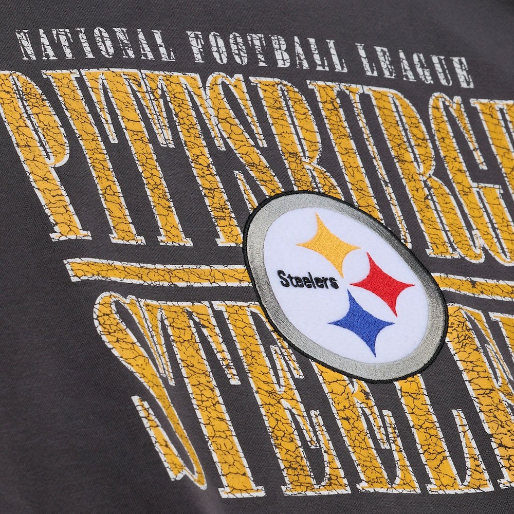 Mitchell & Ness Pittsburgh Steelers Downtown Collection Fleece Sweatshirt Black