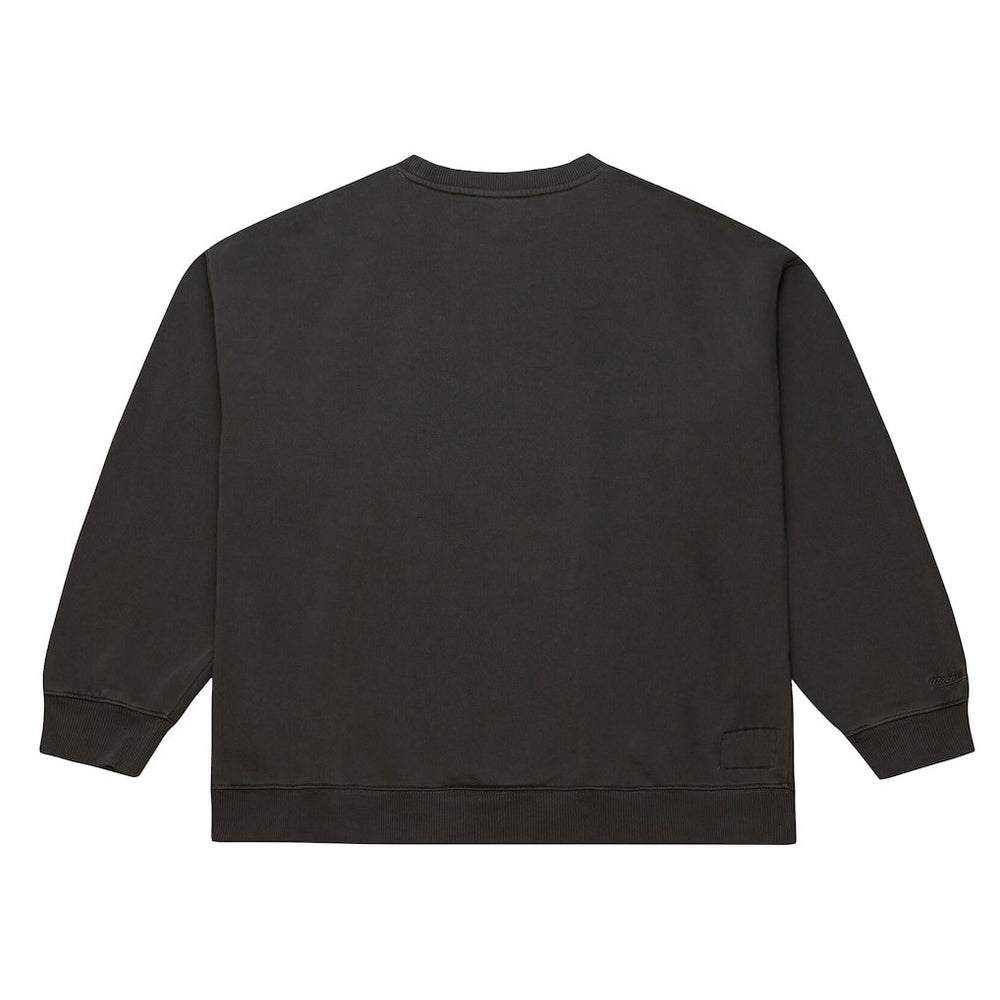 Mitchell & Ness Minnesota Vikings Downtown Crew Vintage Logo Sweatshirt Black