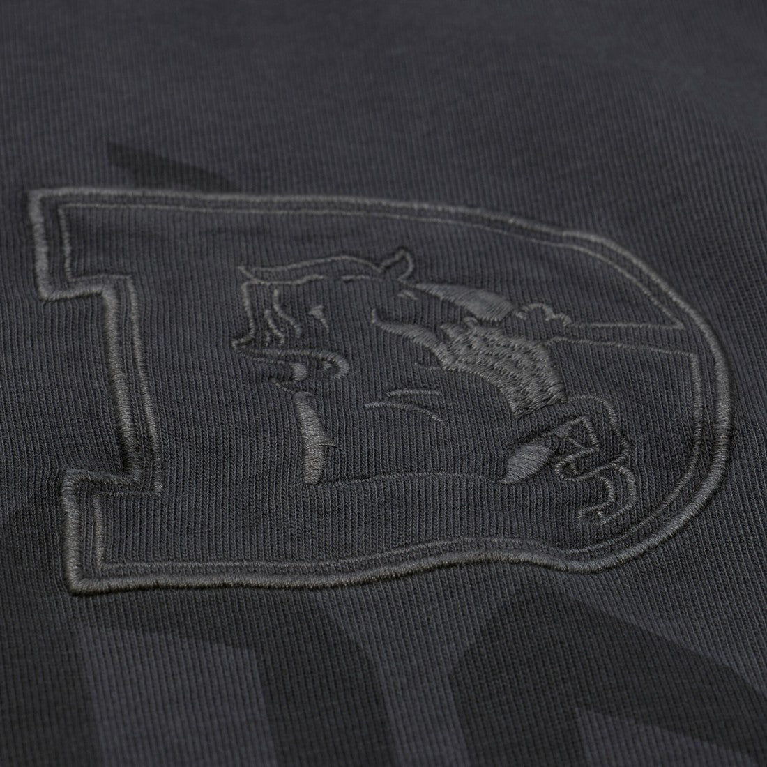 Mitchell & Ness Denver Broncos Downtown Collection Premium Vintage Logo T-Shirt Black
