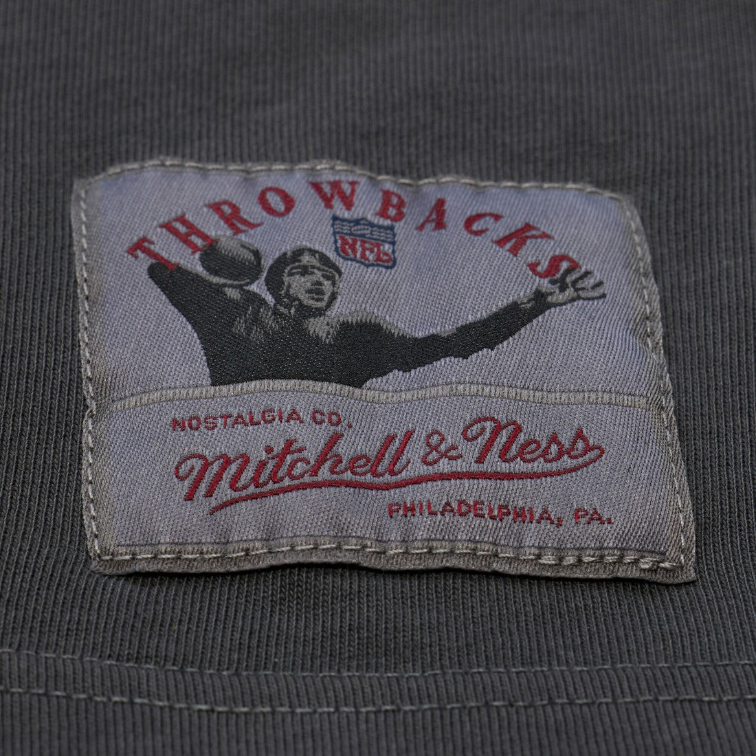 Mitchell & Ness Denver Broncos Downtown Collection Premium Vintage Logo T-Shirt Black