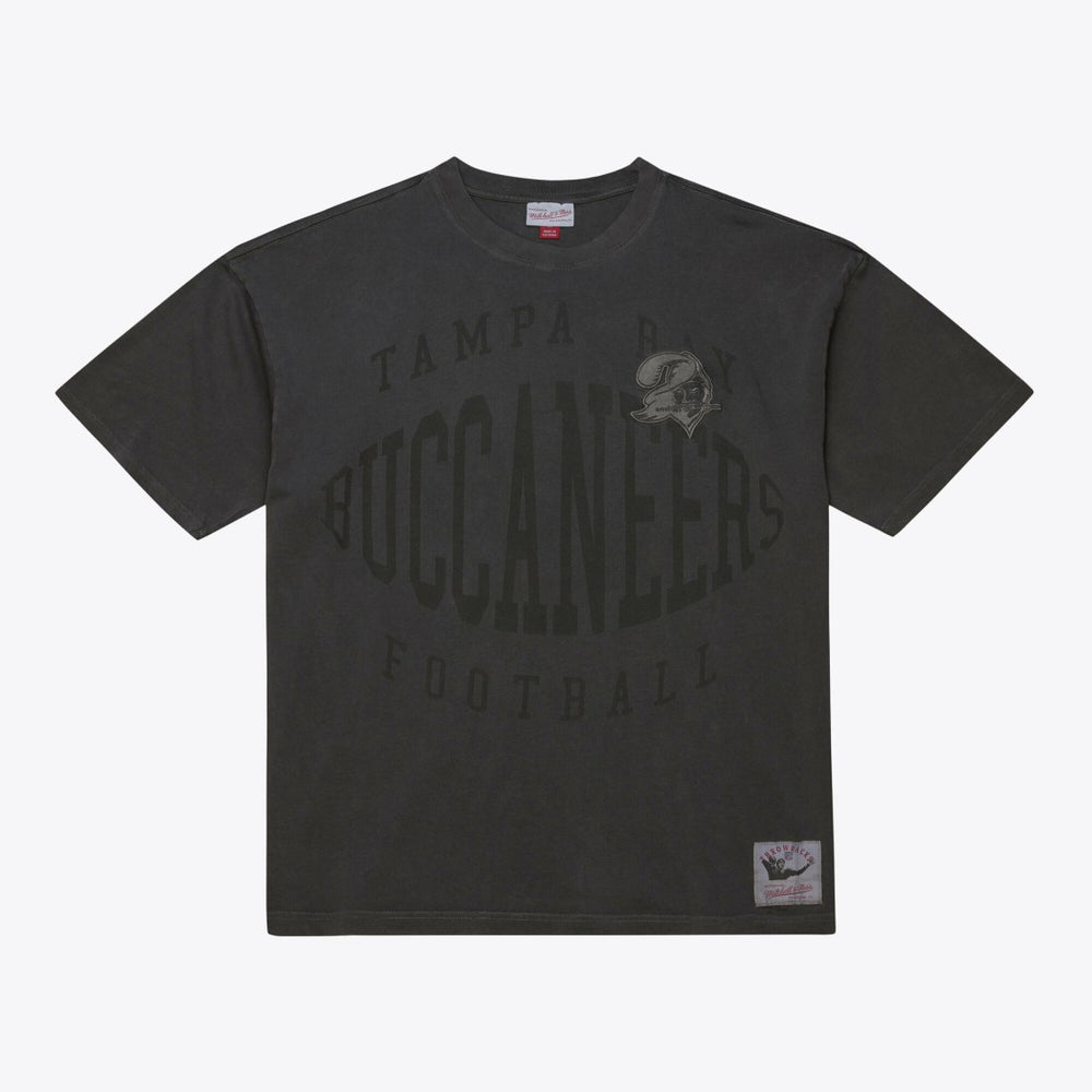 Mitchell & Ness Tampa Bay Buccaneers Downtown Collection Premium Vintage Logo T-Shirt Black