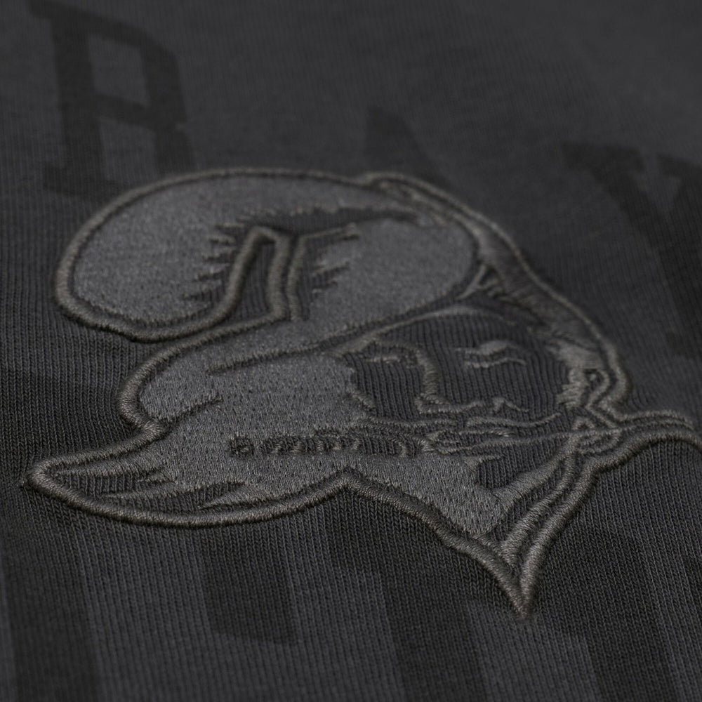 Mitchell & Ness Tampa Bay Buccaneers Downtown Collection Premium Vintage Logo T-Shirt Black