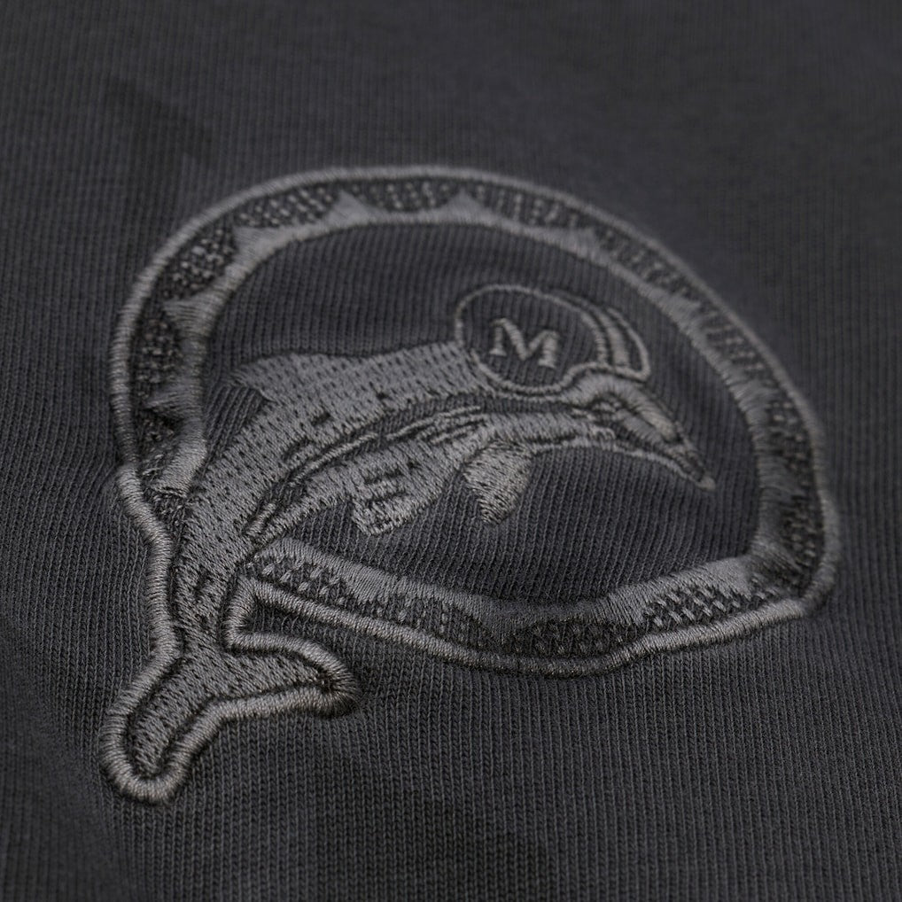 Mitchell & Ness Miami Dolphins Downtown Collection Premium Vintage Logo T-Shirt Black