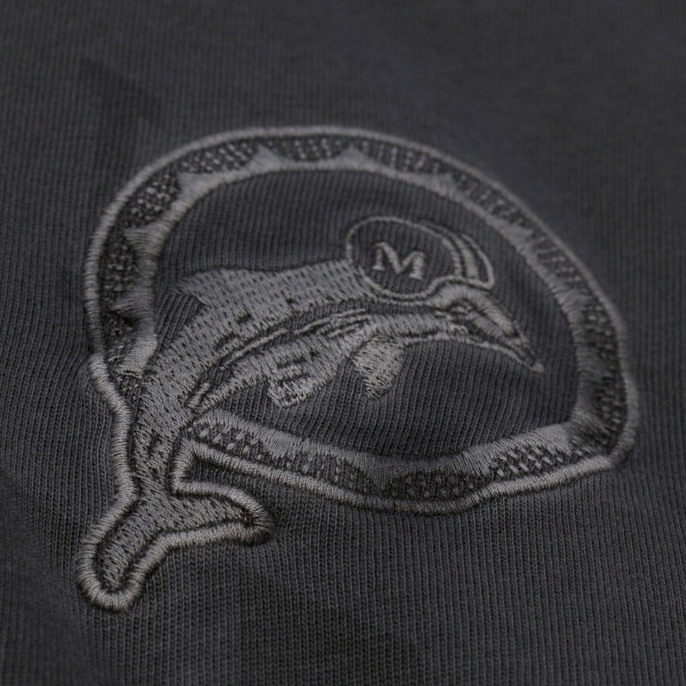Mitchell & Ness Miami Dolphins Downtown Collection Premium Vintage Logo T-Shirt Black
