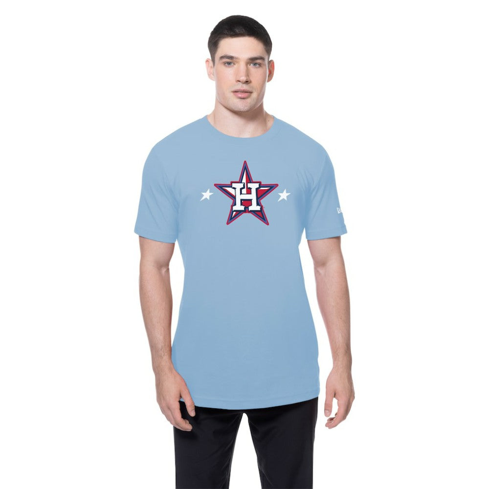 Houston Astros New Era 2025 MLB All-Star Game Workout T-Shirt - Light Blue - New Era Lifestyle