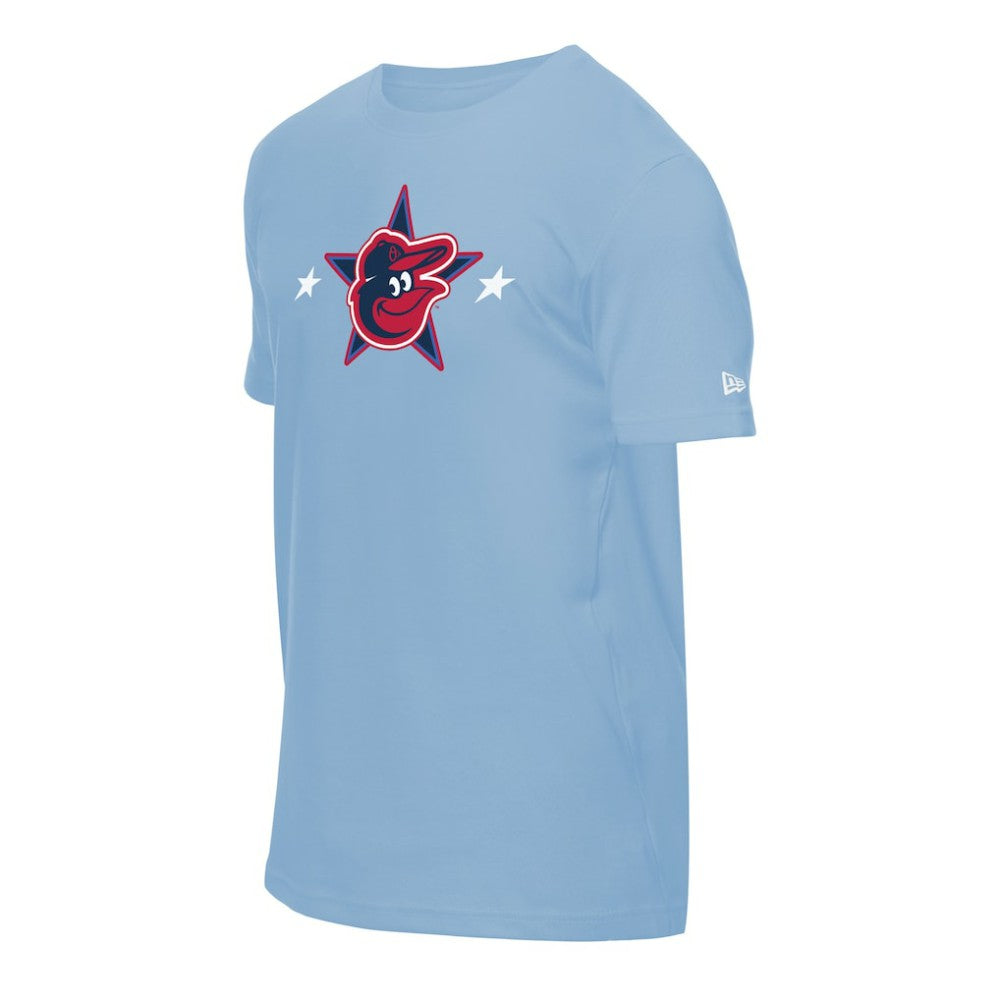 Baltimore Orioles New Era 2025 MLB All-Star Game Workout T-Shirt - Light Blue - New Era Online