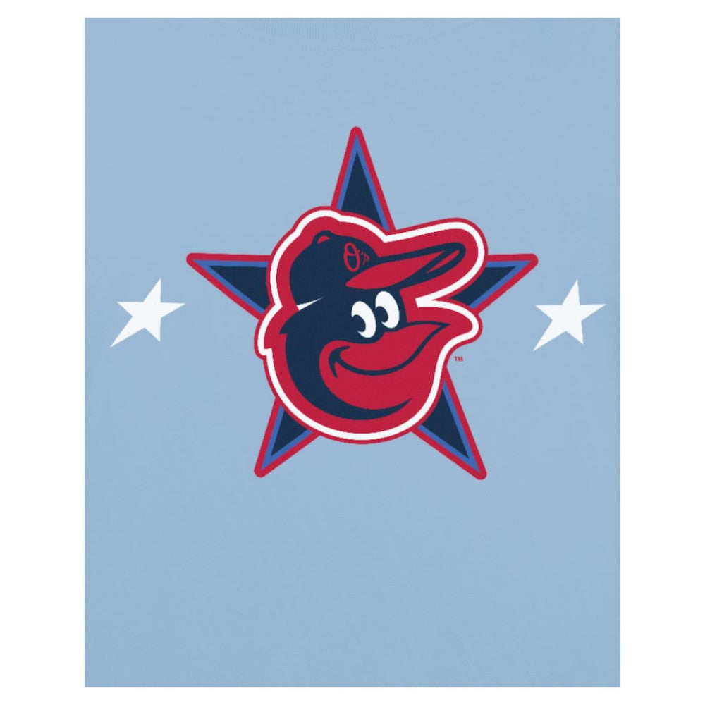 Baltimore Orioles New Era 2025 MLB All-Star Game Workout T-Shirt - Light Blue - New Era Online