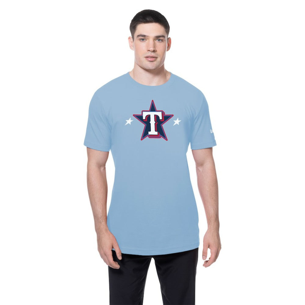 Texas Rangers New Era 2025 MLB All-Star Game Workout T-Shirt - Light Blue - New Era Online