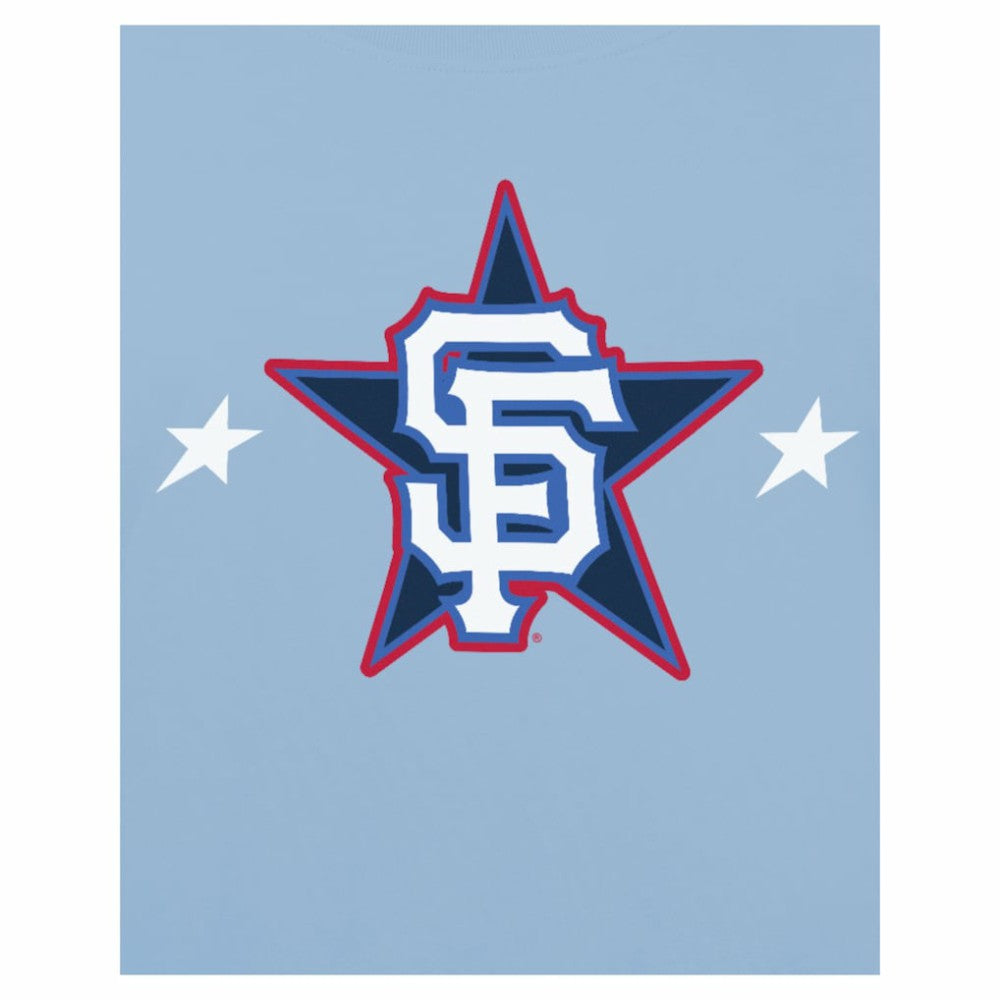 San Francisco Giants New Era 2025 MLB All-Star Game Workout T-Shirt - Light Blue - New Era Discount
