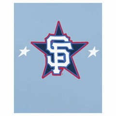 San Francisco Giants New Era 2025 MLB All-Star Game Workout T-Shirt - Light Blue - New Era Discount
