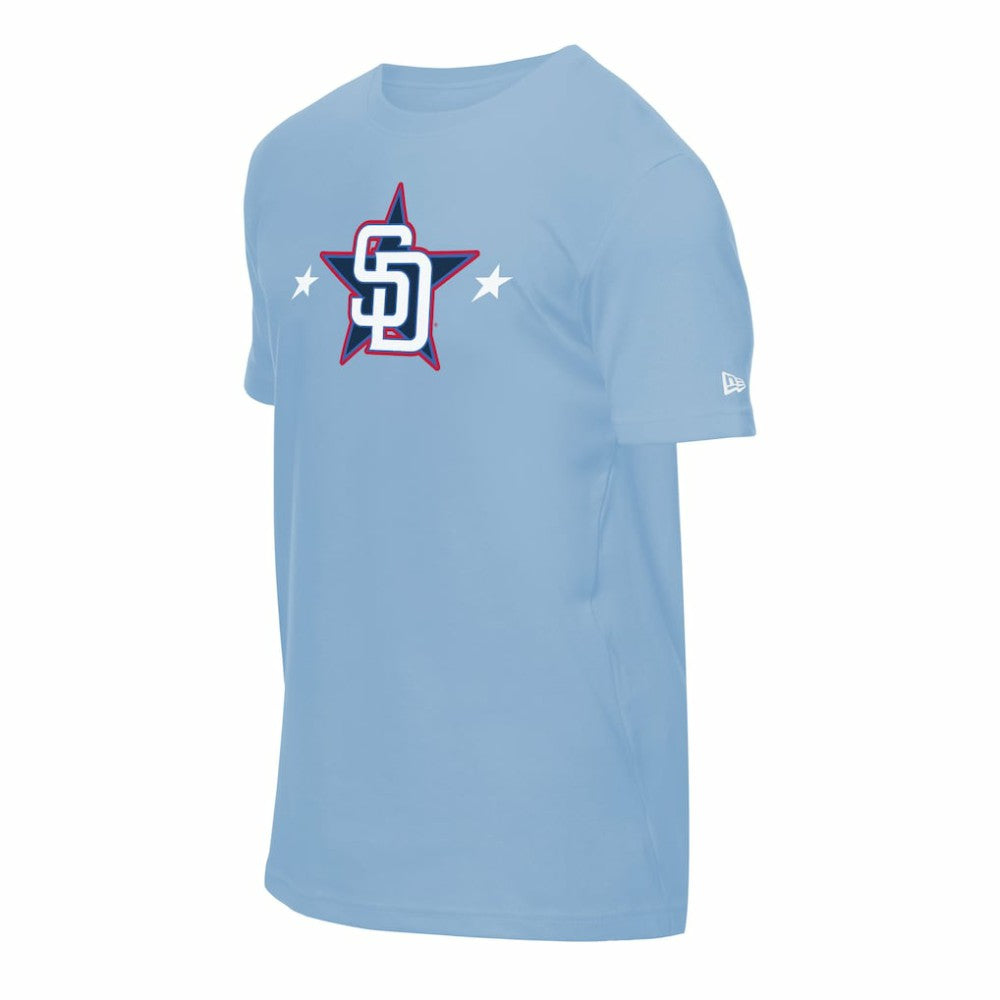 San Diego Padres New Era 2025 MLB All-Star Game Workout T-Shirt - Light Blue - New Era on Sale