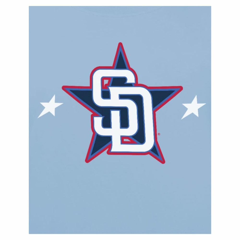 San Diego Padres New Era 2025 MLB All-Star Game Workout T-Shirt - Light Blue - New Era on Sale