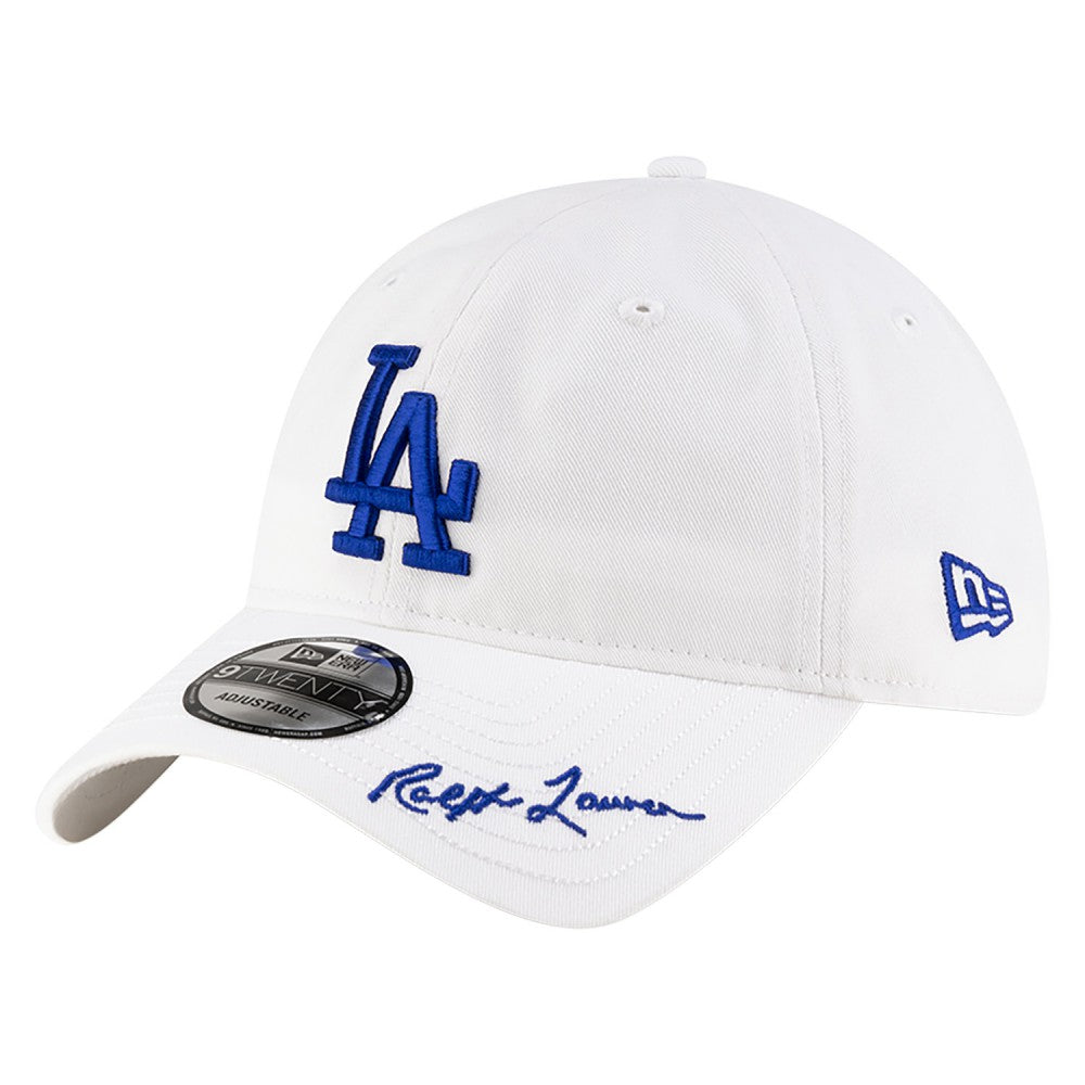 Los Angeles Dodgers New Era Ralph Lauren x MLB 9TWENTY Adjustable Hat - White - New Era Online
