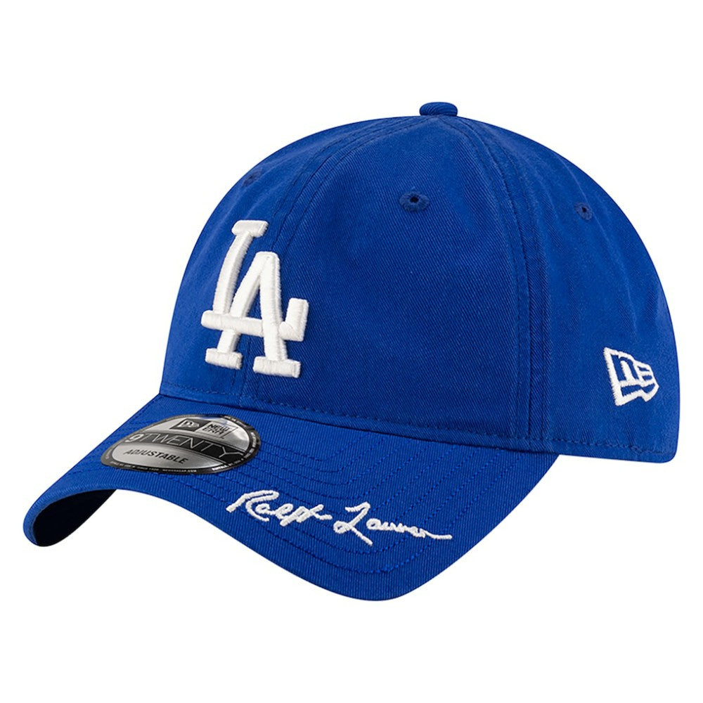 Los Angeles Dodgers New Era Ralph Lauren x MLB 9TWENTY Adjustable Hat - Royal - New Era Lifestyle