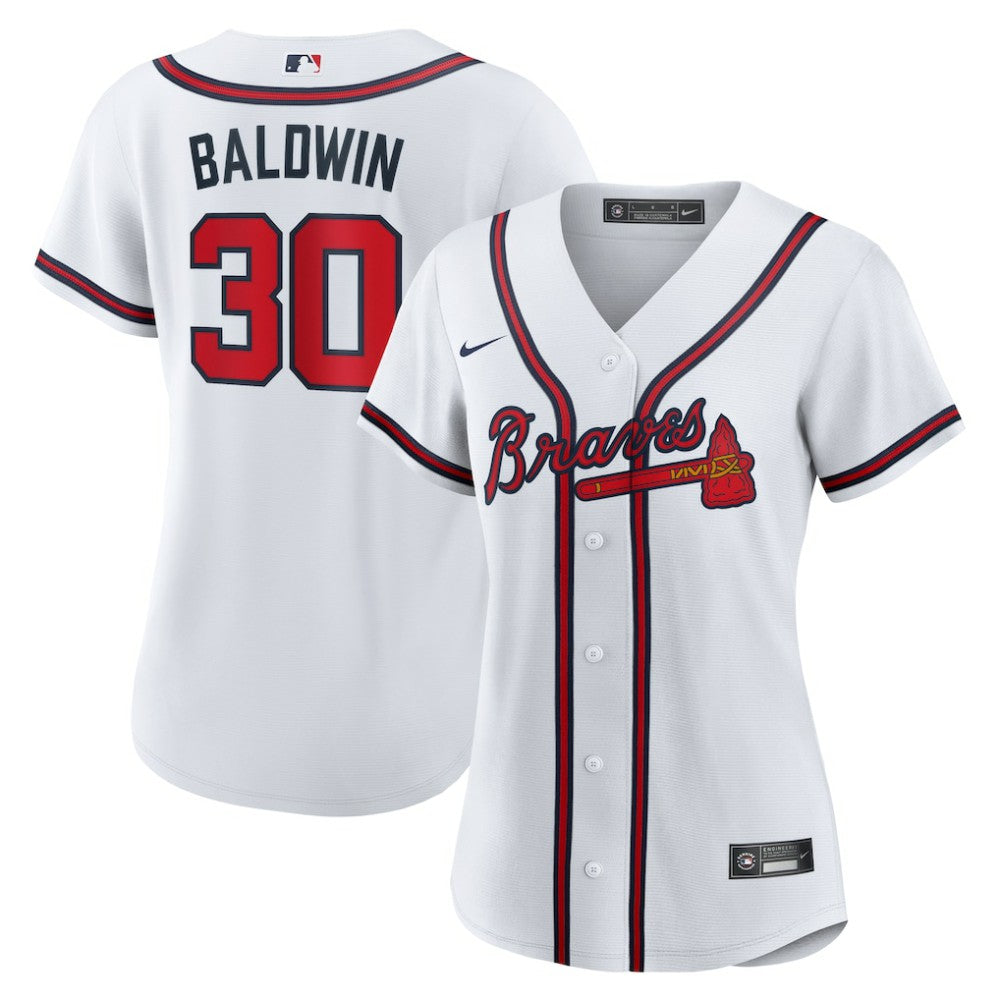 Drake Baldwin Atlanta Braves Nike Women's Home Replica Jersey - White - Nike Lifestyle