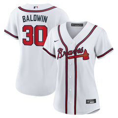 Drake Baldwin Atlanta Braves Nike Women's Home Replica Jersey - White - Nike Lifestyle