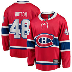 Lane Hutson Montreal Canadiens Fanatics Home Breakaway Jersey - Red - NHL 203101799