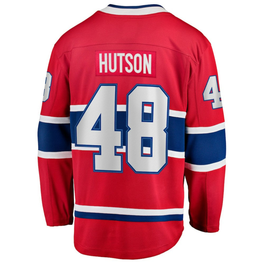 Lane Hutson Montreal Canadiens Fanatics Home Breakaway Jersey - Red - NHL 203101799