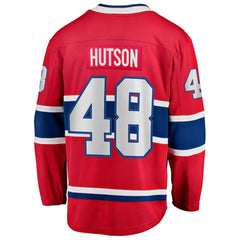 Lane Hutson Montreal Canadiens Fanatics Home Breakaway Jersey - Red - NHL 203101799