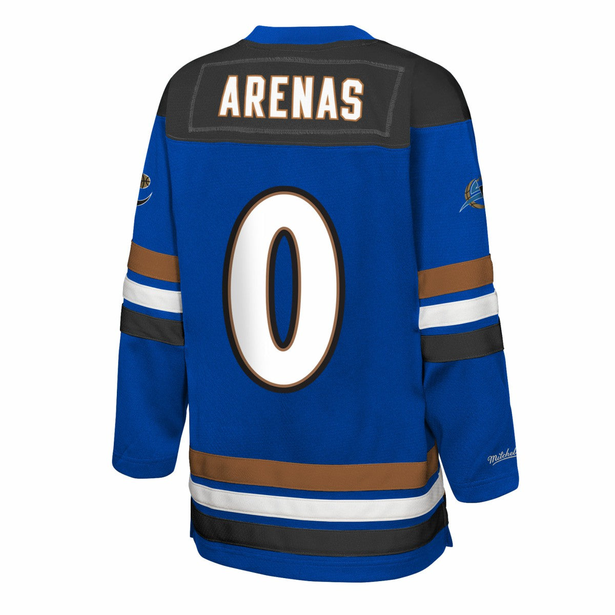 Gilbert Arenas Washington Wizards Youth Maxxed Out 2.0 Fashion Hockey Jersey Blue | Mitchell & Ness Lifestyle