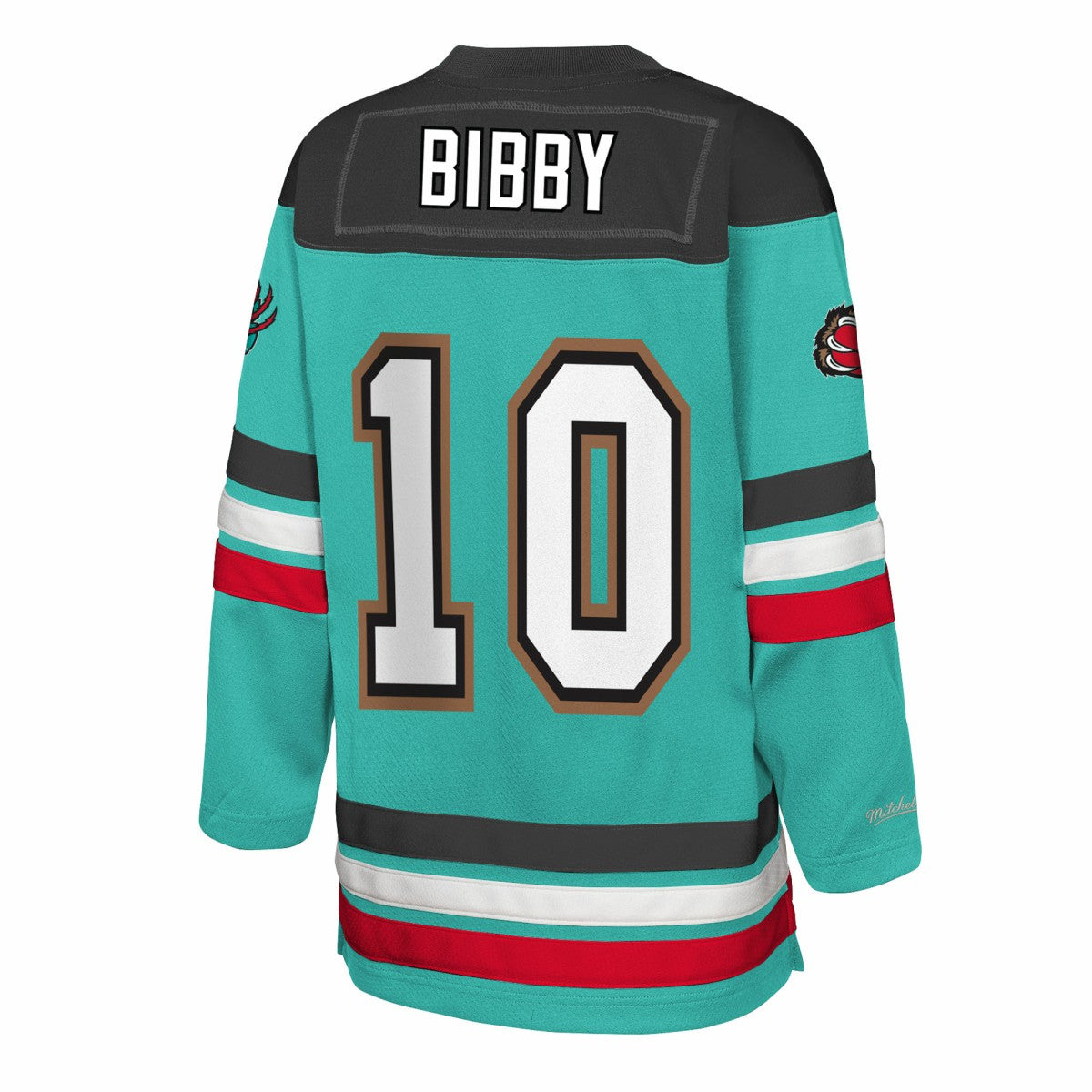 Mike Bibby Memphis Grizzlies Youth Maxxed Out 2.0 Fashion Hockey Jersey Turquoise | Mitchell & Ness