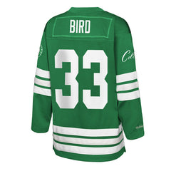 Larry Bird Boston Celtics Youth Maxxed Out 2.0 Fashion Hockey Jersey Kelly Green | Mitchell & Ness Lifestyle
