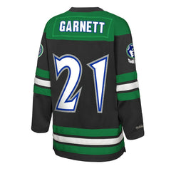 Kevin Garnett Minnesota Timberwolves Youth Maxxed Out 2.0 Fashion Hockey Jersey Black | Mitchell & Ness for sale
