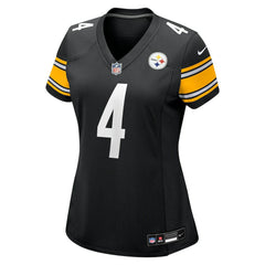 Nike DK Metcalf Pittsburgh Steelers Women's Team Game Jersey Black