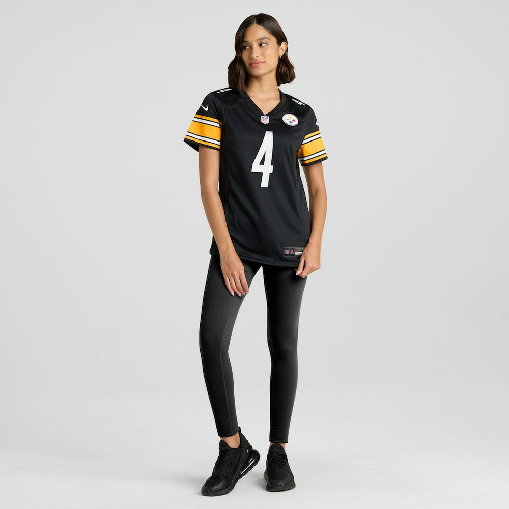 Nike DK Metcalf Pittsburgh Steelers Women's Team Game Jersey Black