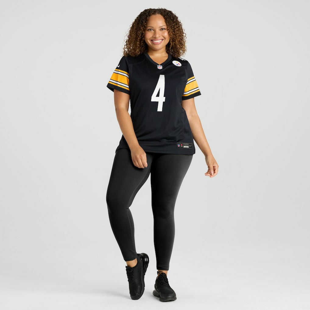 Nike DK Metcalf Pittsburgh Steelers Women's Team Game Jersey Black