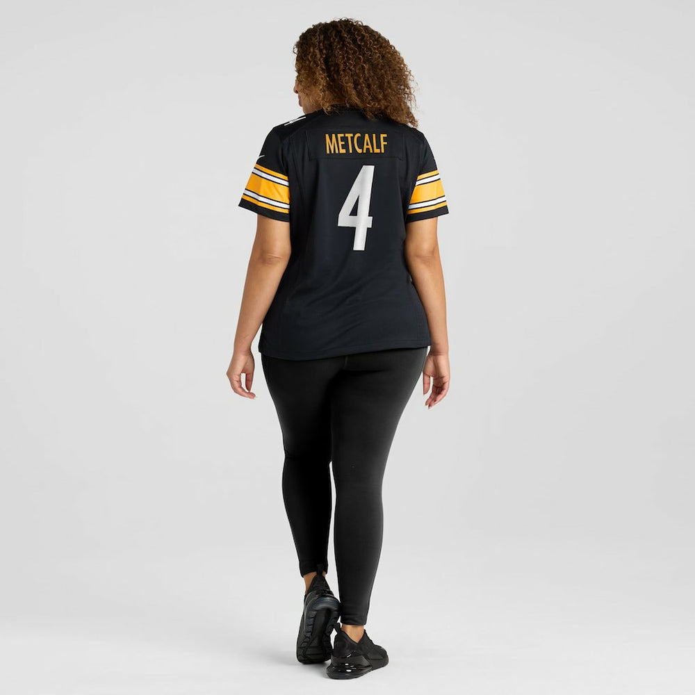 Nike DK Metcalf Pittsburgh Steelers Women's Team Game Jersey Black